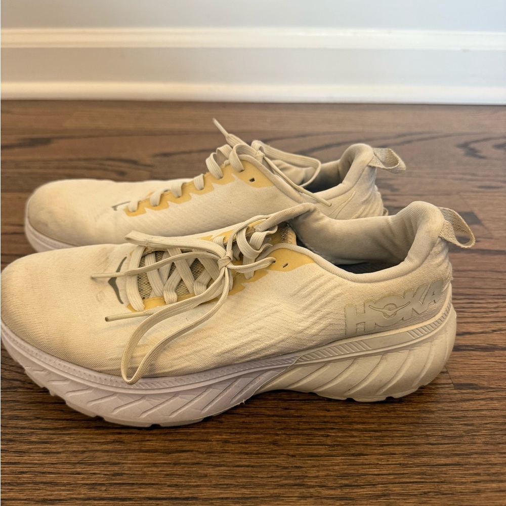 HOKA White Running Shoes